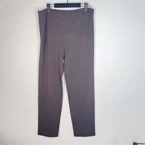 EILEEN FISHER Women’s Large Brown Sweater Straight Leg Lounge Pant